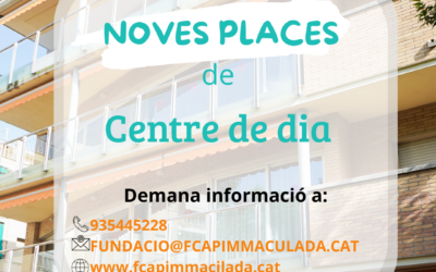 NOVES PLACES DE CENTRE DE DIA